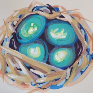 Bird Nest Painting with Angela