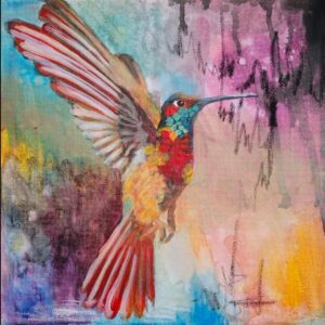Paint a Hummingbird in Acrylic with Joanne