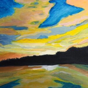 Let's Paint! Sunset at the Lake with Angela