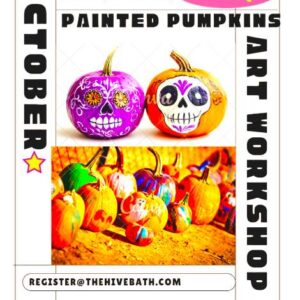 SPOOKY PAINTED PUMPKINS! with MULU Mobile Art Studio at The Hive