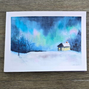 Northern Lights Cabin Painting with Sam Miller