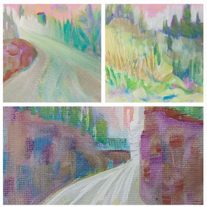 Abstract Landscapes with Angela