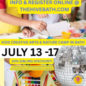 KIDS Art CAMP at The Hive - July 13-17