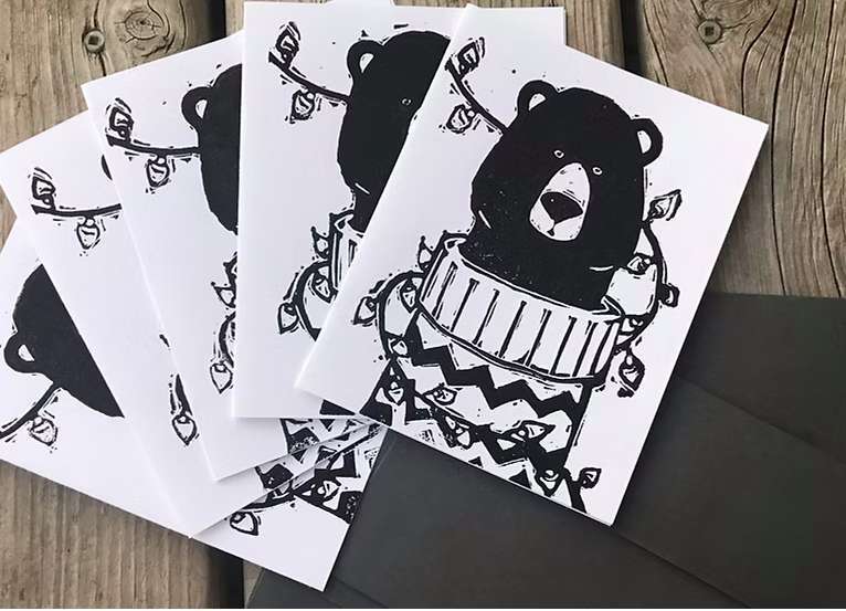 Printmaking for Holiday Gifting with Lisa on the Loose