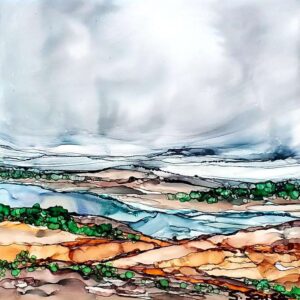 Abstract Landscapes in Alcohol Ink with Sabine Sousa